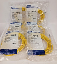 Belden C601104015 Cat 6+ RJ-45 Bonded-Pair 15 Foot Patch Cord Cable Lot Of 6 New