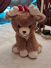 Warmies Christmas Reindeer Weighted Microwavable Heating Pad Stuffed Plush