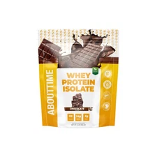 About Time Whey Protein Isolate Powder 24g Chocolate,Natural Ingredients,Non-GMO