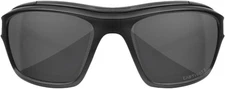 Wiley X Mens Ozone Sunglasses - Captivate Polarized Grey / Matte Black -