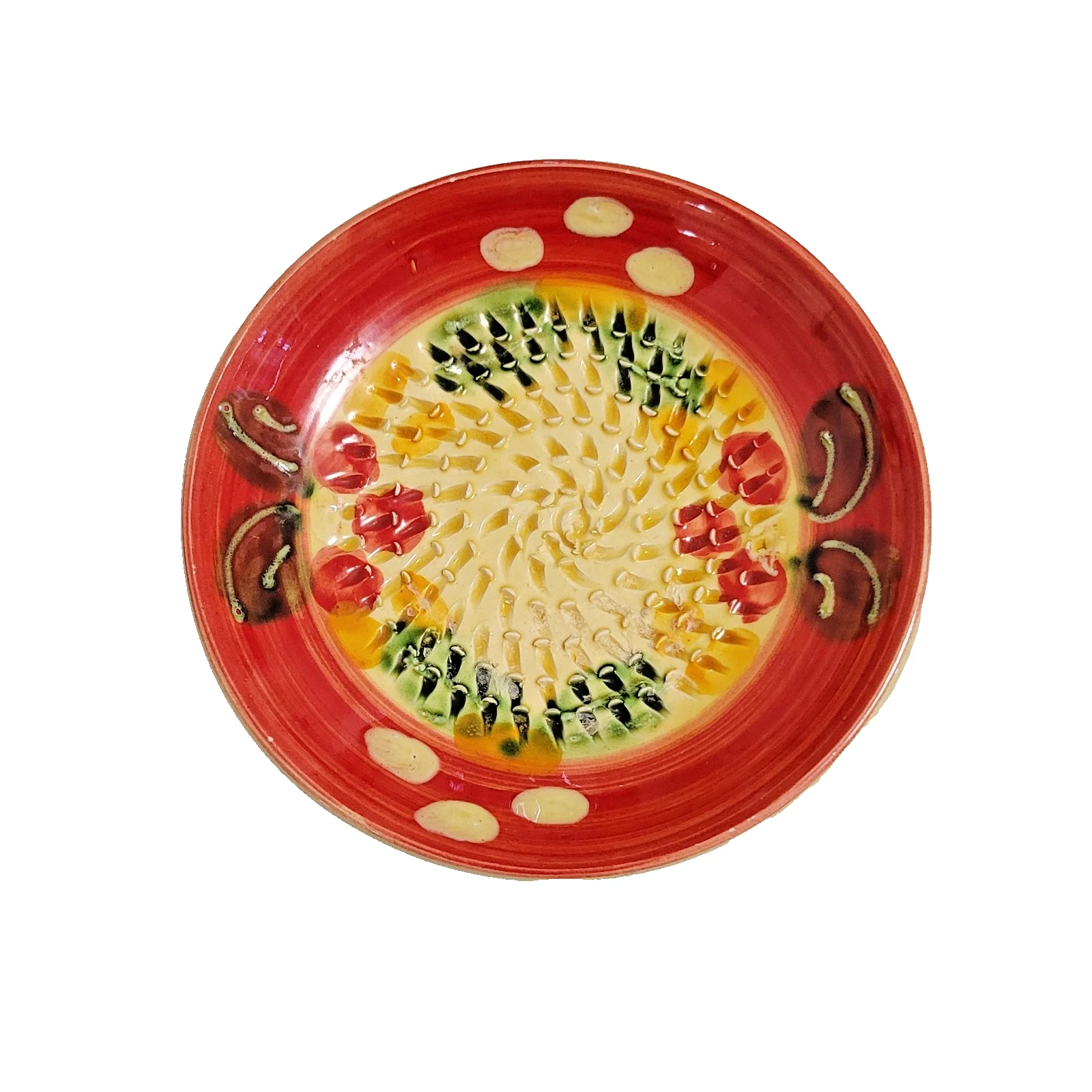 RUPI 1980 Ceramic Garlic Grater Dish Zester Rasper 4.75” Hand Painted Spain
Opens in a new window or