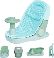 Baby Bath Seat Infant Tub Support   Foldable Mesh Reclining Chair   