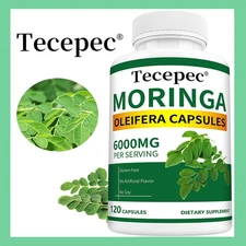 Moringa Capsules - Supports Immune System,Regulate Blood Sugar Levels