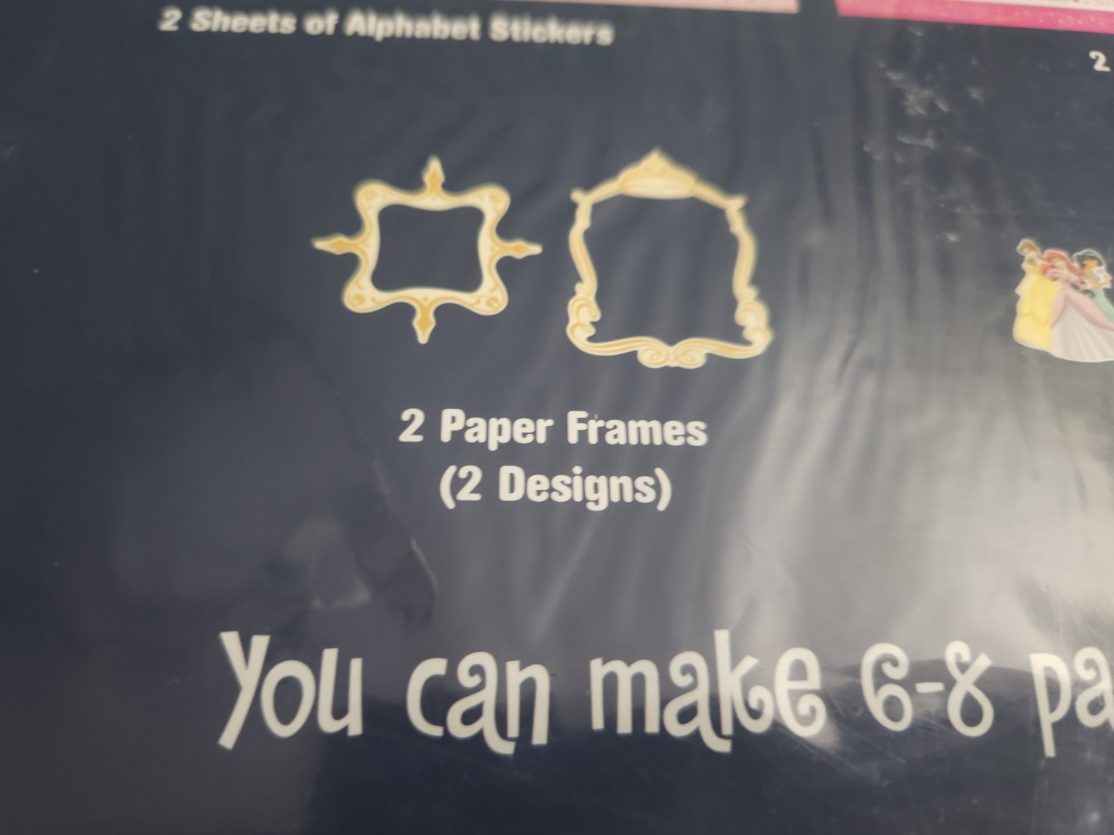 Sealed Disney Princess Create Magic 12x12 Scrapbook Kit Jasmine Ariel Snow White