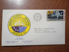 Carta de invitación Apolo 12 1969 Kennedy Space Center ¡Misión sellada!