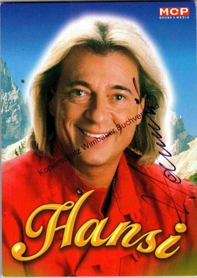 Original autograph Hansi // autograph signed signed signee Hansi: