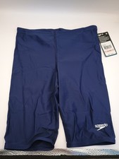 Speedo Youth PowerFLEX Eco Solid Jammer Size 28 Navy