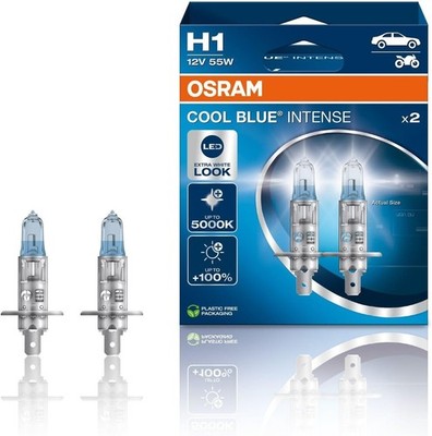 OSRAM Cool Blue Intense NEXT GEN - Das extra weiße Licht H1 64150CBN-2HB