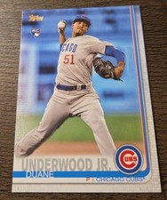 2019 Topps - Duane Underwood #315 (RC)