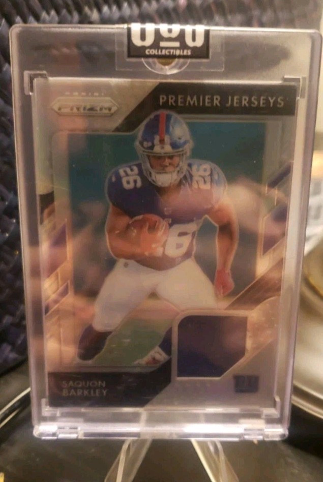 Saquon Barkley Rookie 2018 Prizm Premier Jerseys Silver #PP-2 Giants, Eagles NFL