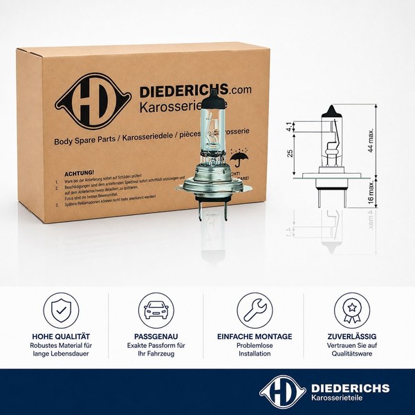GlüHlampe Abbiegescheinwerfer Diederichs LID10019 FüR Abarth Alfa Romeo-image