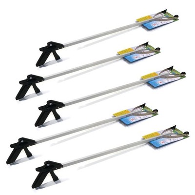 (5 Pack) 40'' G4 DOT Easy Reacher Tool for Picking Up Trash & Debris While Mowing