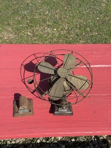 RARE Diehl 12” PULLMAN Electric TRAIN CAR Fan - Circa 1913 - Extra Base - WOW