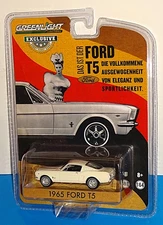 GreenLight HOBBY Exclusive 1965 Ford T5 Off-White Germany Branded Mustang