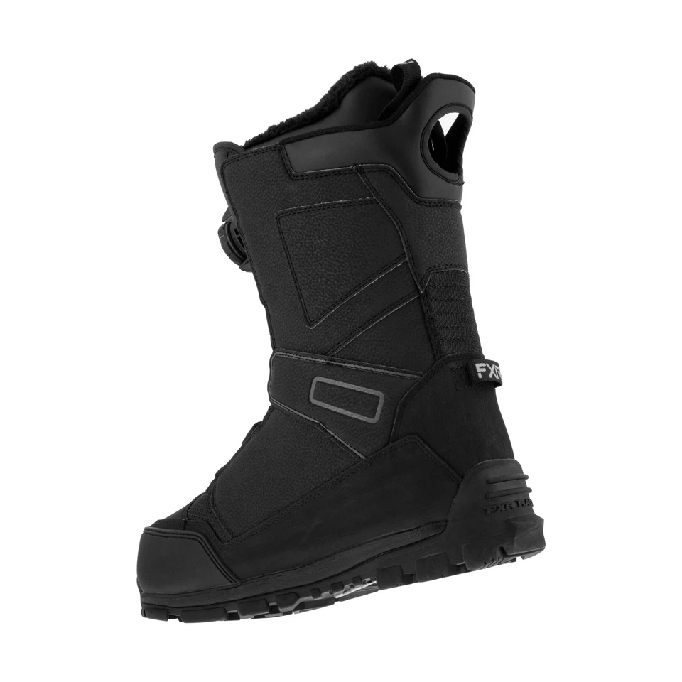 FXR Backshift BOA Snowmobile Boots Insulated Waterproof Comfort Warm Black Foto 2 de 4