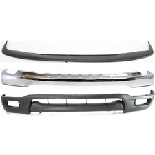 Bumper Kit For 2001-2004 Toyota Tacoma 4wd Or Pre Runner Rwd Chrome Steel Front