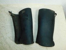 Coppia Di Ghette In Pelle Nere!