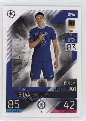 2022-23 Topps Match Attax UEFA Club Competitions Thiago Silva #3 1a7j