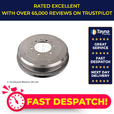 2x Brake Drums (Pair) fits TOYOTA HI-ACE Mk4 2.4D Rear 87 to 99 2L 295mm Set New