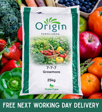 GROWMORE 7-7-7 GENERAL ALL PURPOSE FERTILISER 25KG - COVERS 250M2