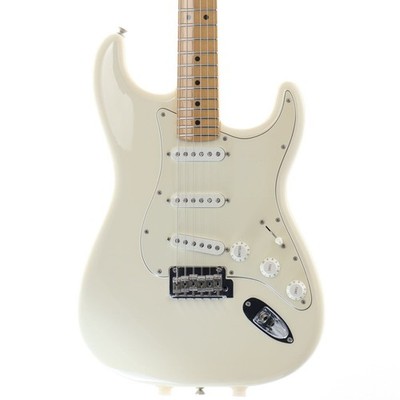 Fender Mexico Player Stratocaster Maple FB Polar White Used 2020 w/Soft Case