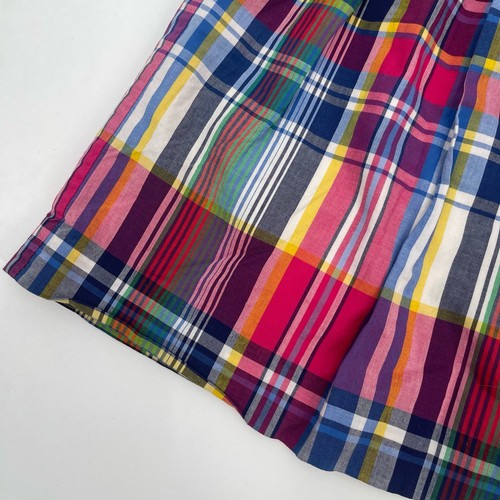 POLO RALPH LAUREN Skirt Size Girls Medium 8-10 Madras Plaid Tartan Stretch Pony - Picture 4 of 9