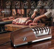 Electric Knife Sharpener Professional 3-Stage...