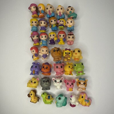 Squinkies Mixed Lot of 35 People & Animal Figures