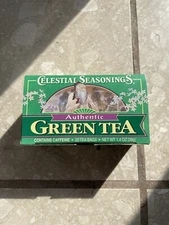VTG 1999 Celestial Seasonings Authentic Green Tea, Exp 01/2002, Kinuko Y. Craft