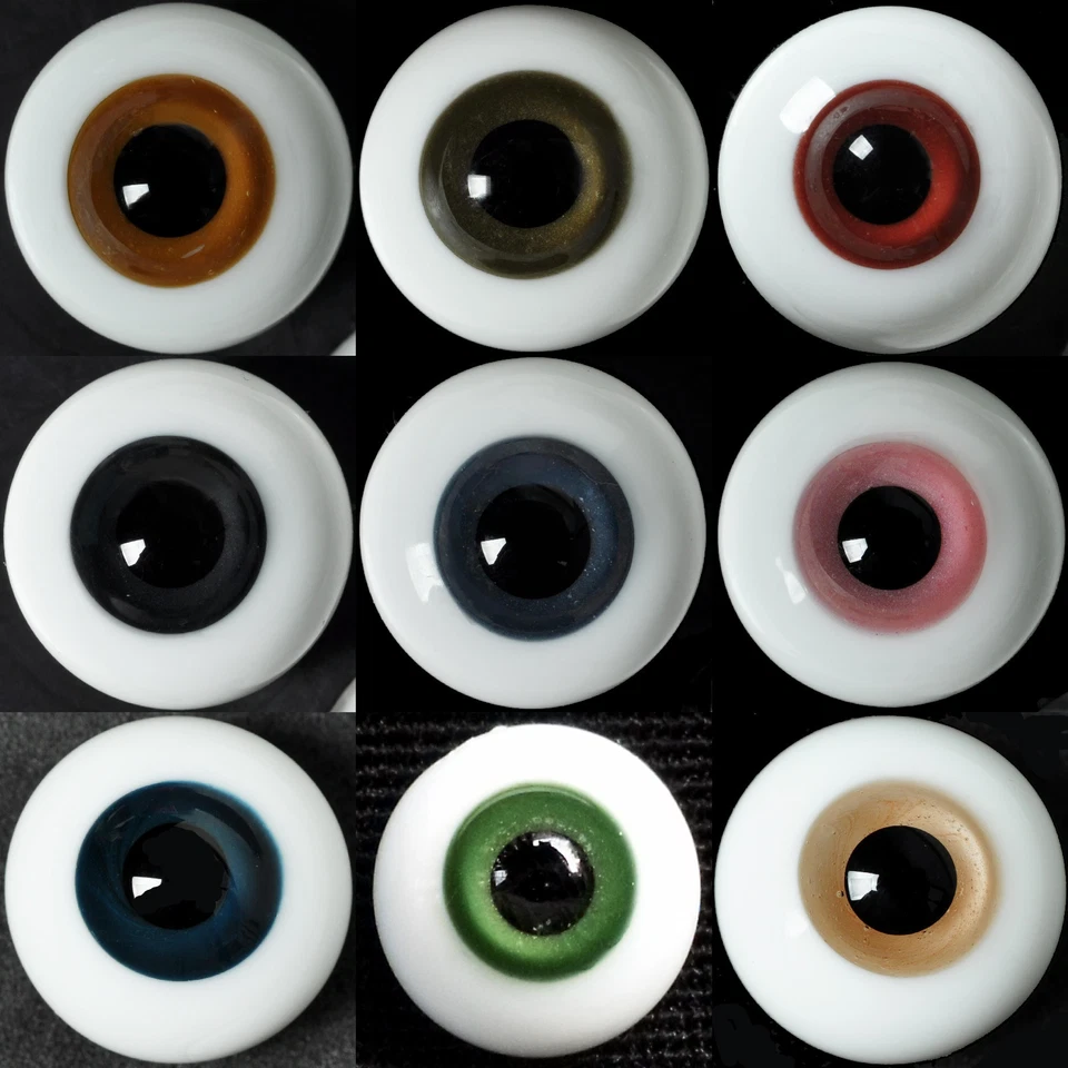 Wholesale 50 Pair 20mm Mixed Round/Flatback BJD Glass Eyes for Fairy BJD  Doll - Изображение 2 из 4