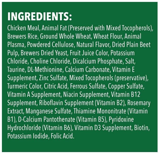 Greenies Feline Smartbites Healthy Indoor Natural Treats for Cats, Chicken Flavo