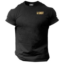 Beast T Shirt Pocket Gym Clothing Bodybuilding Training Workout Gorilla MMA Top