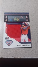2019 Panini USA Stars & Strips Jumbo Patch Auto Austin Hendrick #/48