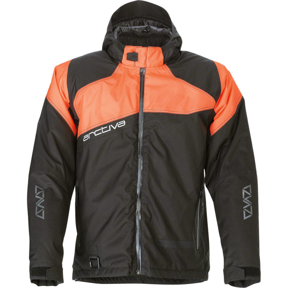 Arctiva Pivot 5 Hooded Jacket - Black/Orange | 2XL | eBay Arctiva Pivot 5 Hooded Jacket - Black/Orange | 2XL | eBay