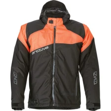 Arctiva Pivot 5 Hooded Jacket - Black/Orange | 2XL