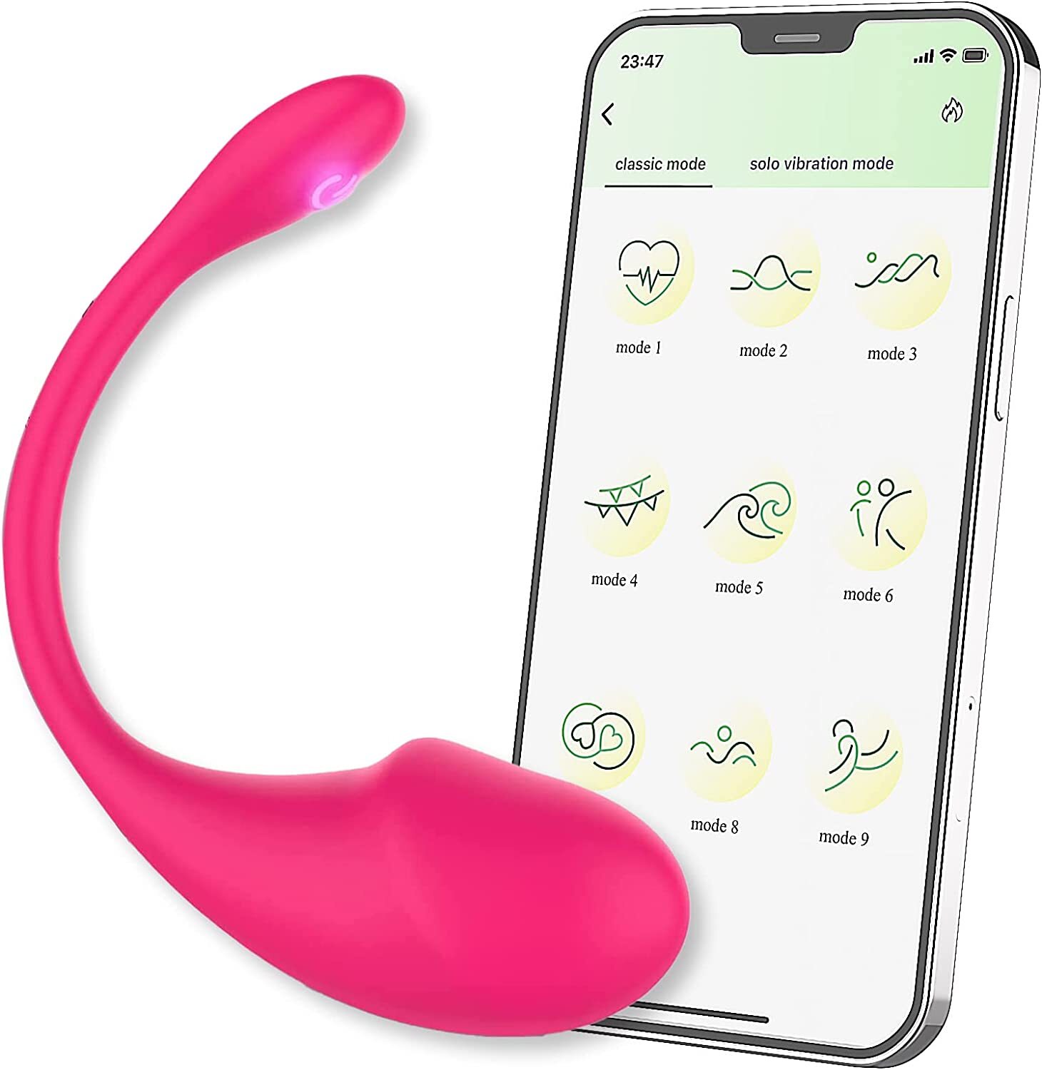 APP Control Bullet Egg Vibrator Clit G-Spot Dildo Anal Sex Toys for Women Men