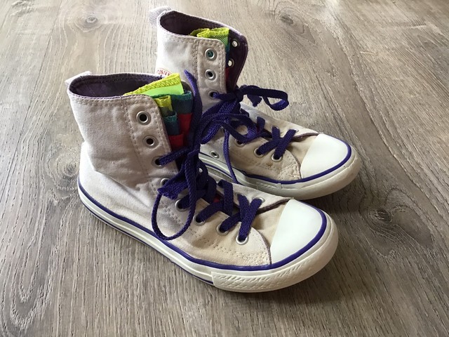 periwinkle high top converse