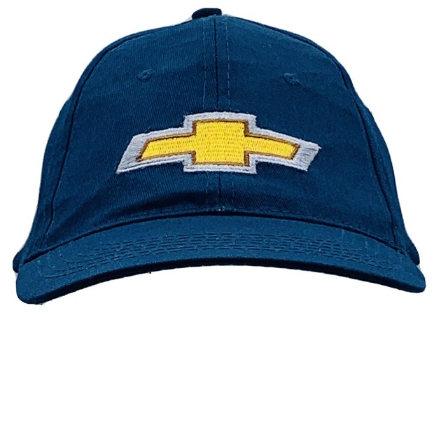 Chevrolet Chevy Gold Bowtie Blue Baseball Cap Hat Dealer eBay