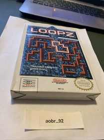 Loopz NES Nintendo Tested Authentic CIB