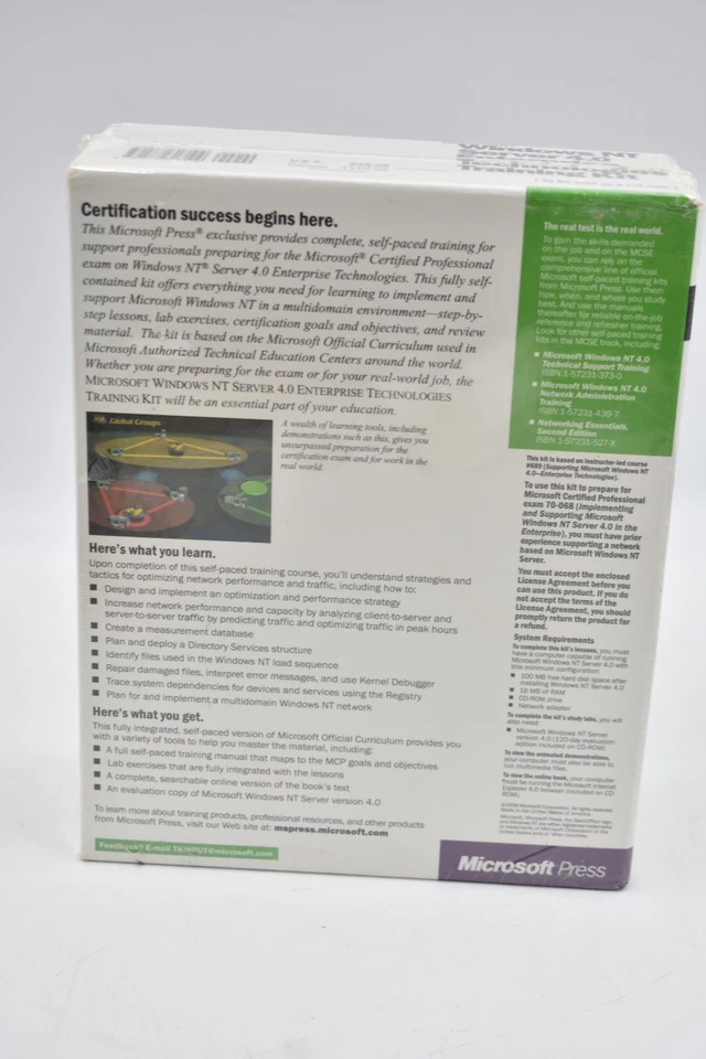 Microsoft Windows NT Server 4.0 Enterprise Technologies Training Kit MCSE 70-068 - Image 3 of 4