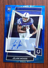 2022 Rookies & Stars JELANI WOODS True Blue Rookie Auto /99 SP Colts RC