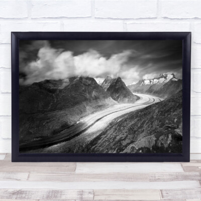 Panorama Großer Althglether Landschaft Berg bewölkter Himmel Wandbild Kunstdruck