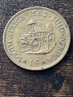 1963 South Africa 1/2 Cent Actual Coin TK7401* | eBay