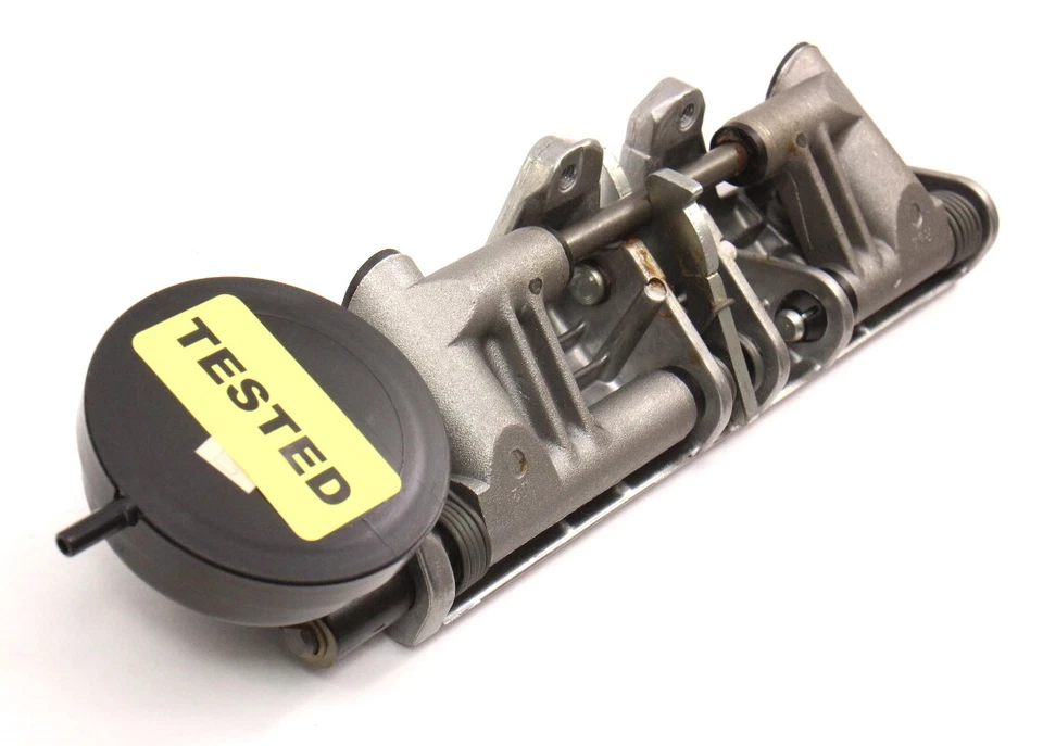 RH Rear Headrest Vacuum Fold Hinge 1991 Mercedes Benz 300D W124 - 1249700025 - Image 2 of 4