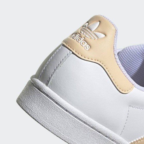 Adidas Originals Men's Superstar Shoes | White/Glow Orange/Glow Pink | 8.5 M - Picture 6 of 8