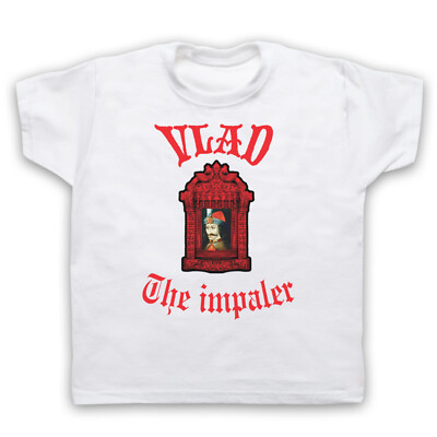 DRACULA INOFFIZIELLES VLAD THE IMPALER ROCK HYMNE KINDER KINDER T-SHIRT