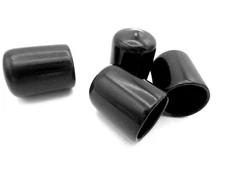 3/4" OD Fit 1" Length End Cap Cover Flexible Push-On Tube Pipe Bolt Mask Protect