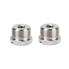 2Pcs CAMVATE 5/8" Male to 1/4"-20 Female Thread Screw Adapter fr Micphone Stand