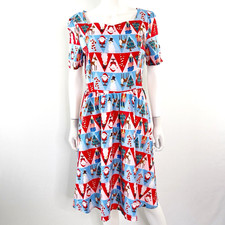 Unbranded Christmas Midi Dress Size XL Short Sleeve Holiday Party