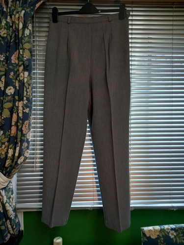 LADIES SMART GREY TROUSERS ANA SIZE 14 